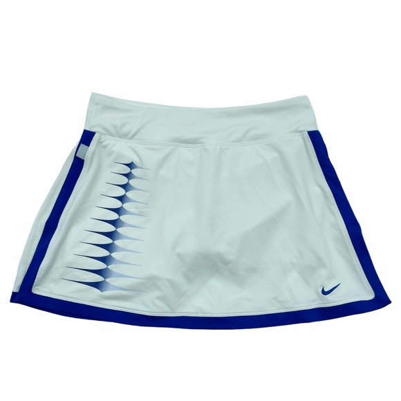 Nike Pants - Nike Dri-Fit Tennis Skirt S Skort White Blue